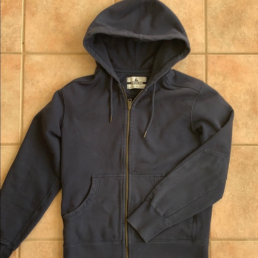 American Giant | 100% Cotton Mens Zip Up Hoodie